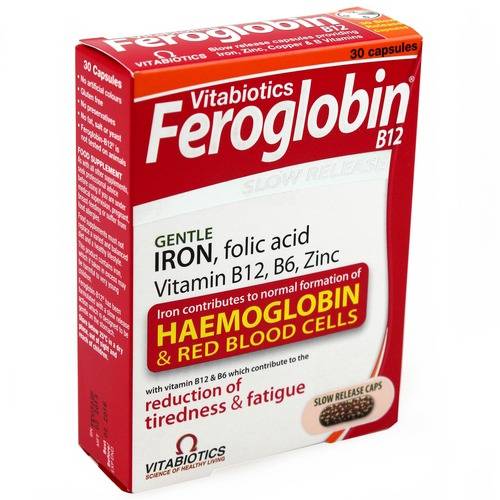 FEROGLOBIN B12 – 30 kapsula