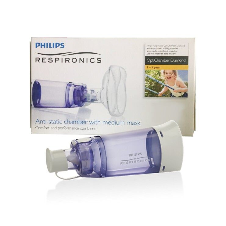 PHILIPS OPTICHAMBER DIAMOND, Medicinska međuprostorna komora, višekratna sa maskom w/m, 1-5 godina