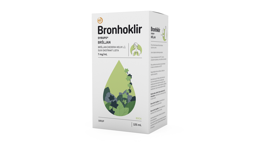 Bronhoklir Bršljan Sirup 125 ml