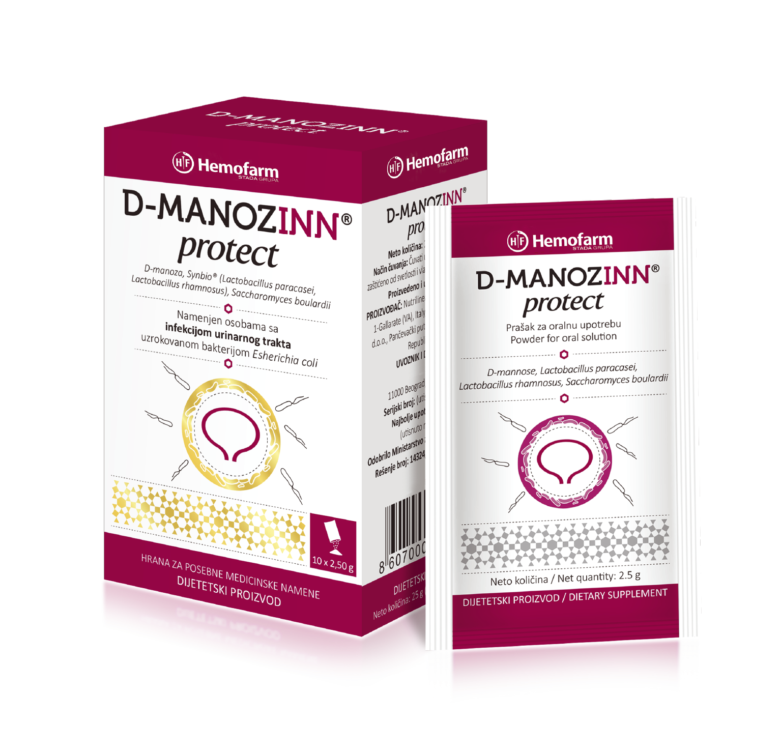 D-Manozinn Protect kesice 10×2.5g