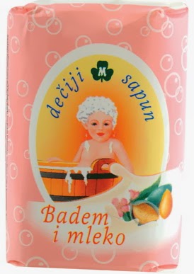 MERIMA Dječiji sapun badem i mlijeko 87g