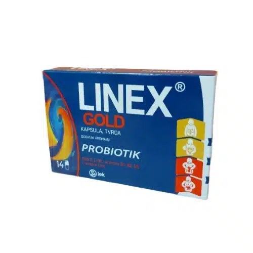 Linex Gold 14 kapsula, Probiotik sa vitaminima B kompleksa i cinkom za normalnu funkciju organizma