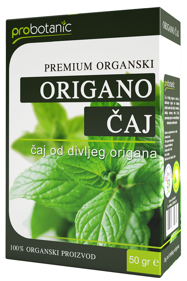 PROBOTANIC ORIGANO ČAJ 50 gr, Čaj je dobijen sušenjem i mljevenjem nadzemnog dijela biljke divlji origano