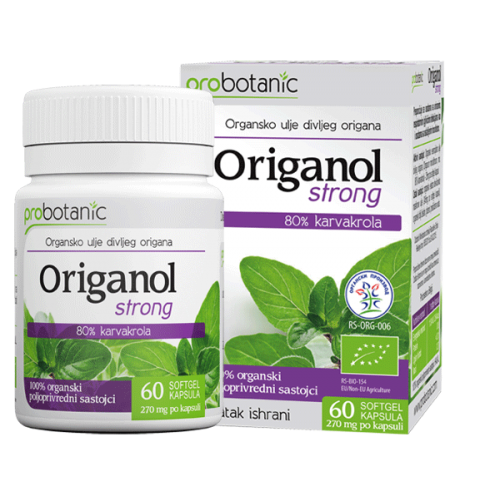 PROBOTANIC Origanol strong kapsule 60, Namjenjen svima koji teško podnose pijenje ulja divljeg origana