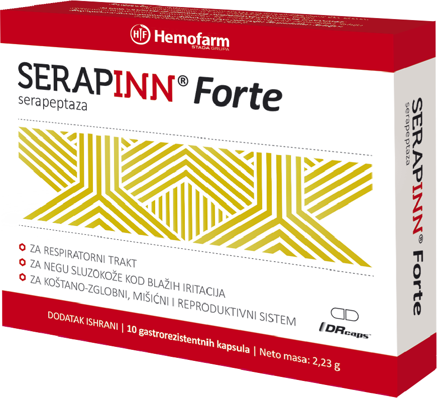 SERAPINN FORTE 120 000 SPU 10 gastrorezistentnih kapsula