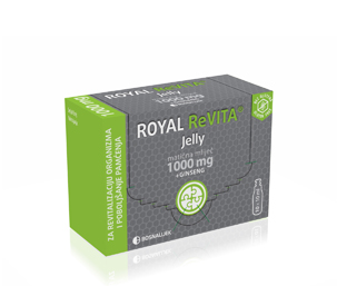 ROYAL REVITA JELLY Matična mliječ 1000mg + ginseng, 10 bočica po 10ml