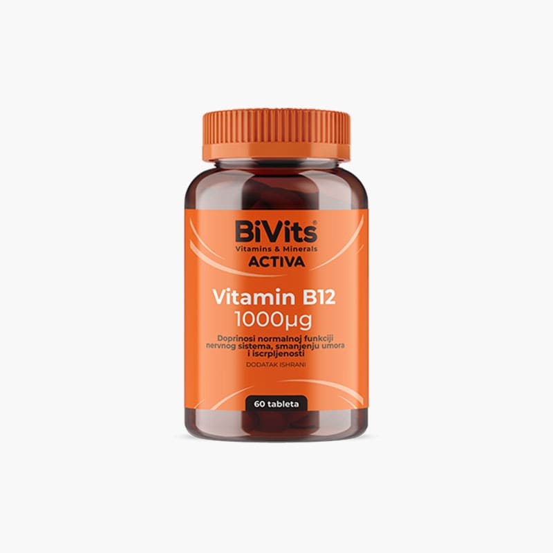 BIVITS Vitamin B12 1000 µg 60 tableta