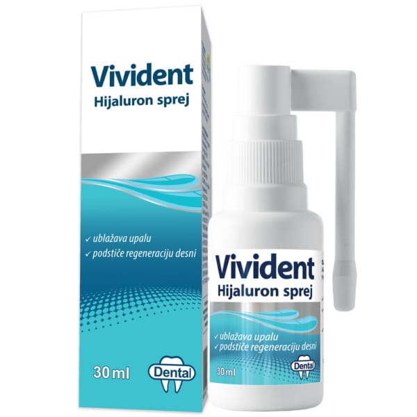 VIVIDENT Hijaluron sprej za njegu i regeneraciju desni 30ml