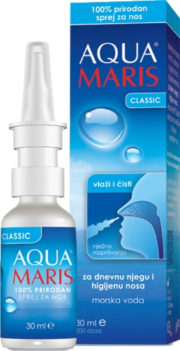 AQUA MARIS® CLASSIC, 100% Prirodni sprej za nos 30ml