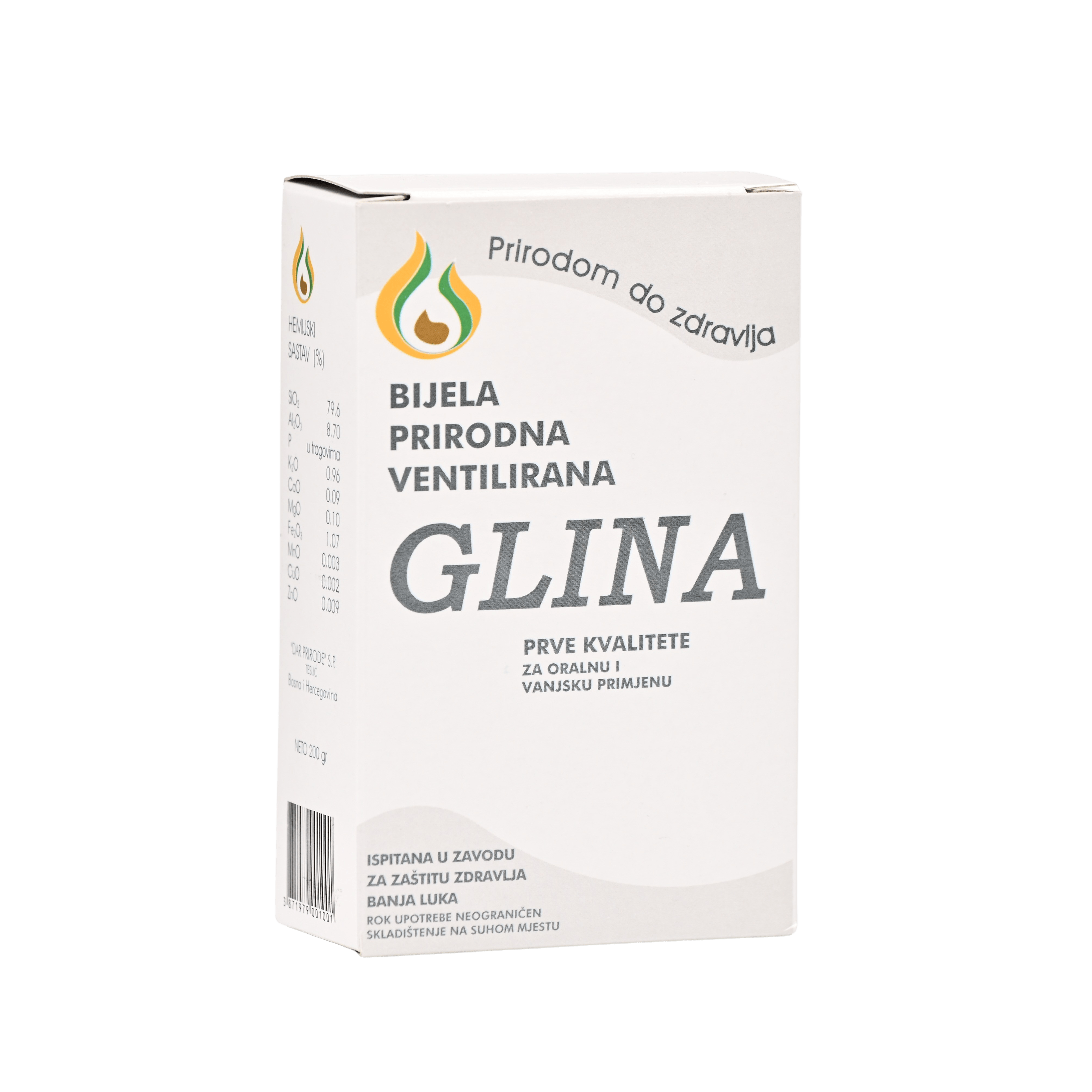 GLINA BIJELA PRIRODNA