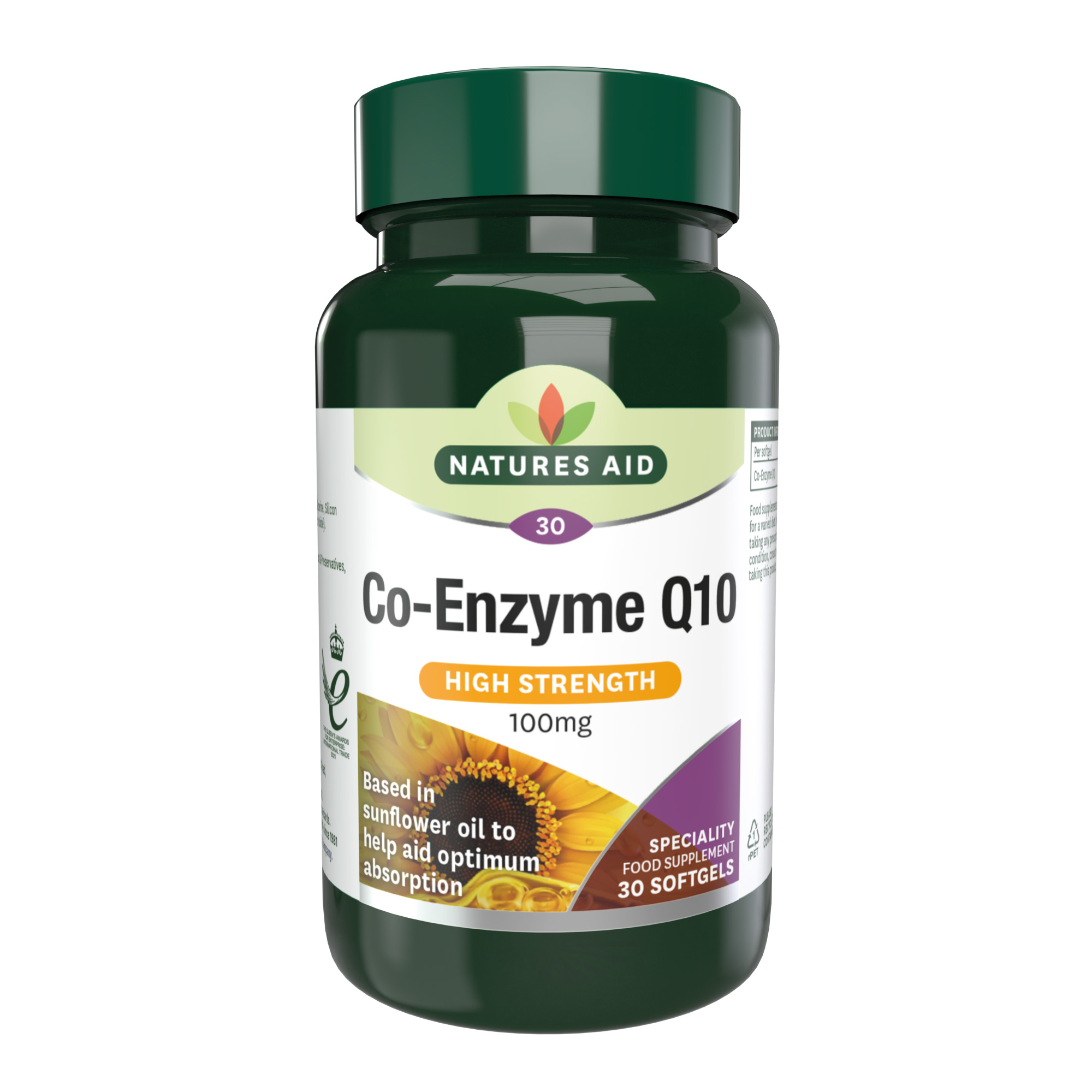NATURES AID Co-Enzyme Q10 100mg 30 tableta