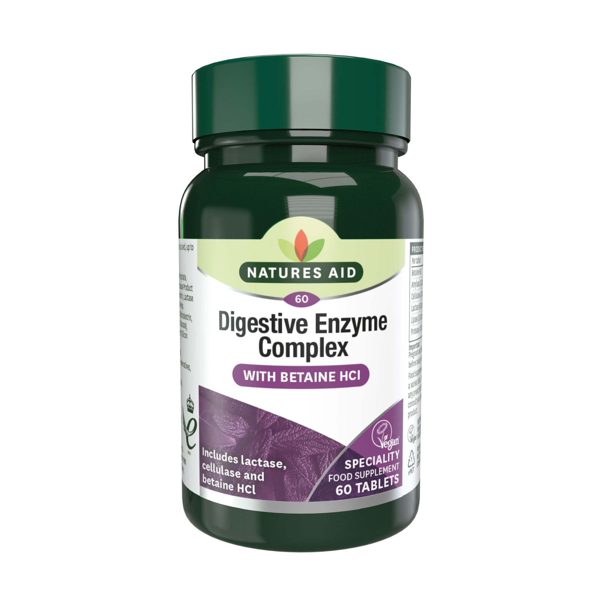 NATURES AID Digestive Enzyme Complex 60 tableta
