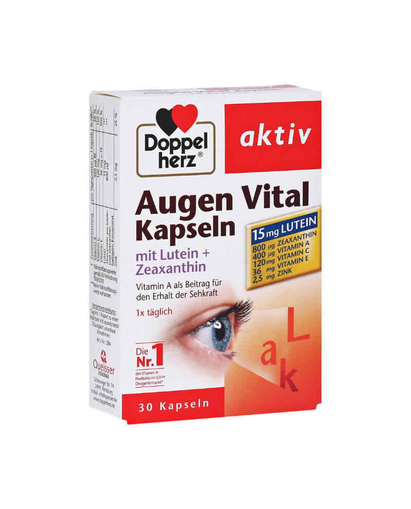 DOPPELHERZ Aktiv Vitamini za oči 30 kapsula