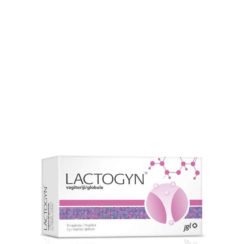 LACTOGYN VAGITORIJI 10 komada, Pospješuje obnovu normalne vaginalne flore