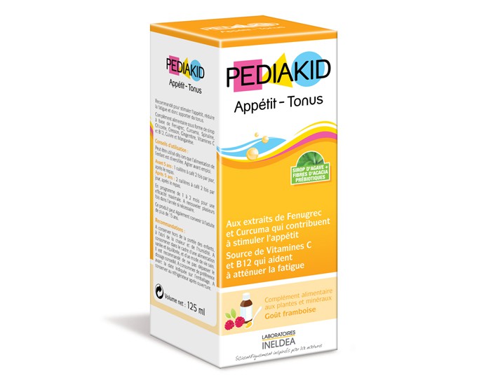 PEDIAKID Apetit – Tonus sirup za poboljšanje apetita sa okusom maline 125 ml