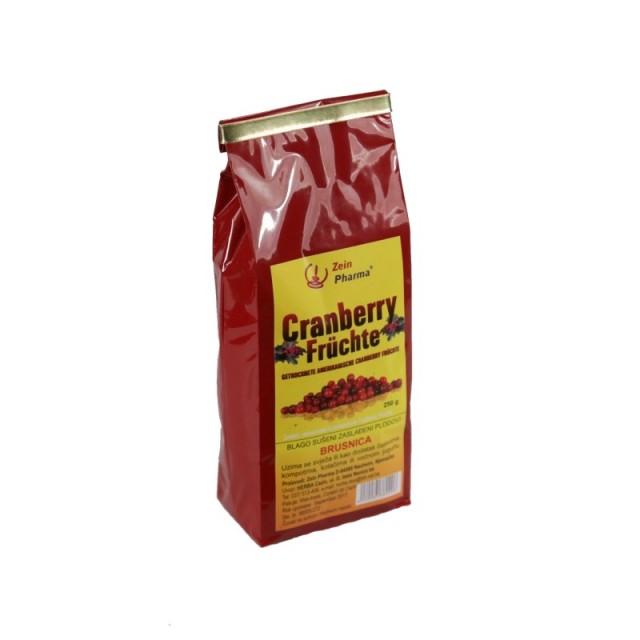 ZEIN BRUSNICA 250g, Blago sušeni zaslađeni plodovi američke brusnice