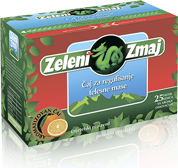 ZELENI ZMAJ čaj za mršavljenje filter vrećice a 25, Mješavina zelenog i biljnog čaja